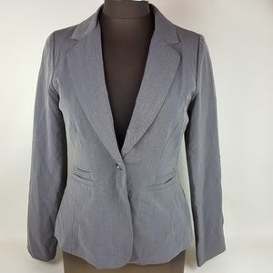 Love Culture Gray 1 Button Blazer Jacket, Medium